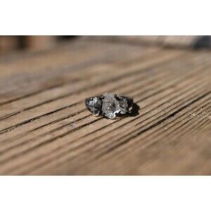 Raw Lake County Diamond Engagement Ring
